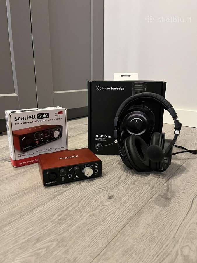Audio-technica Ath-m50xsts/focusrite Scarlett Solo