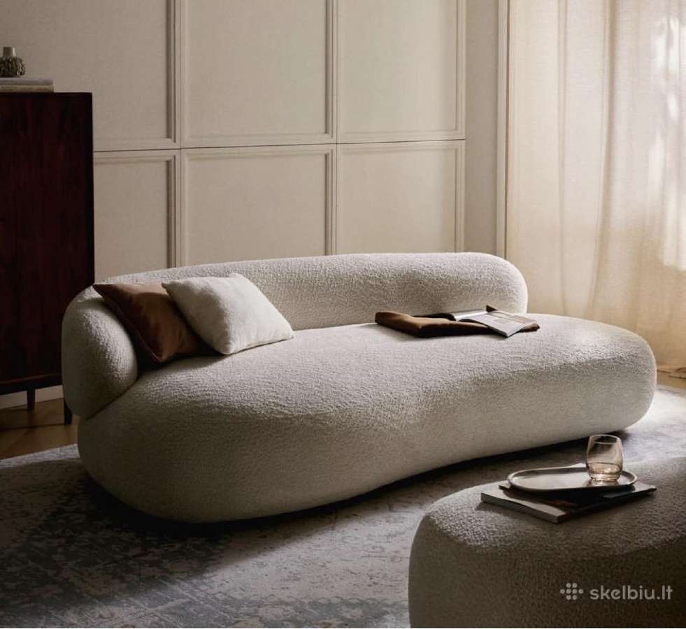 Skulptūriška sofa, sofa lova, kušetė - nuotraukos Nr. 4