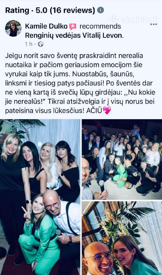 Renginių vedėjas – Vitalij Levon Lt, Pl, Ru - nuotraukos Nr. 12