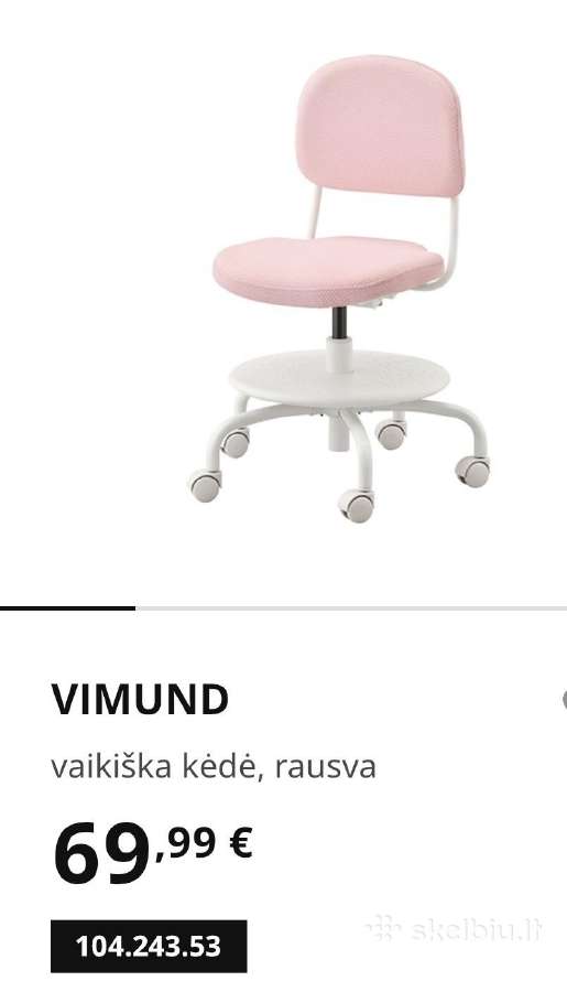 Vaikiška kėdė Vimund Ikea - nuotraukos Nr. 2
