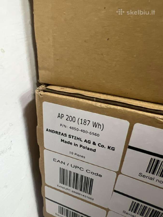 Stihl akumuliatorius Ap 200 (187 Wh) - nuotraukos Nr. 2