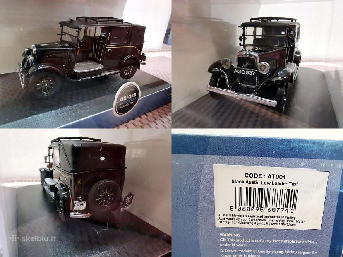 1:43 Angliškų (a-c) Automobilių Modeliai - nuotraukos Nr. 3