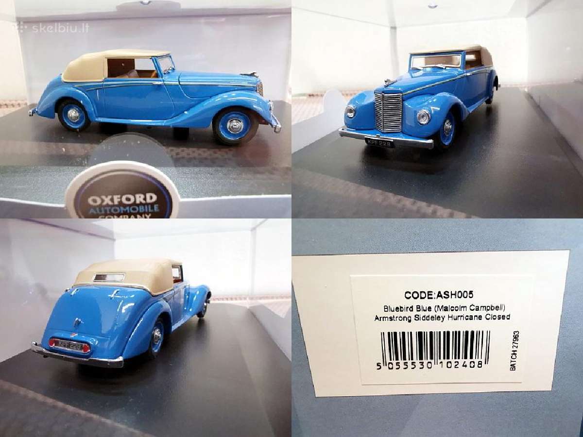 1:43 Angliškų (a-c) Automobilių Modeliai - nuotraukos Nr. 16