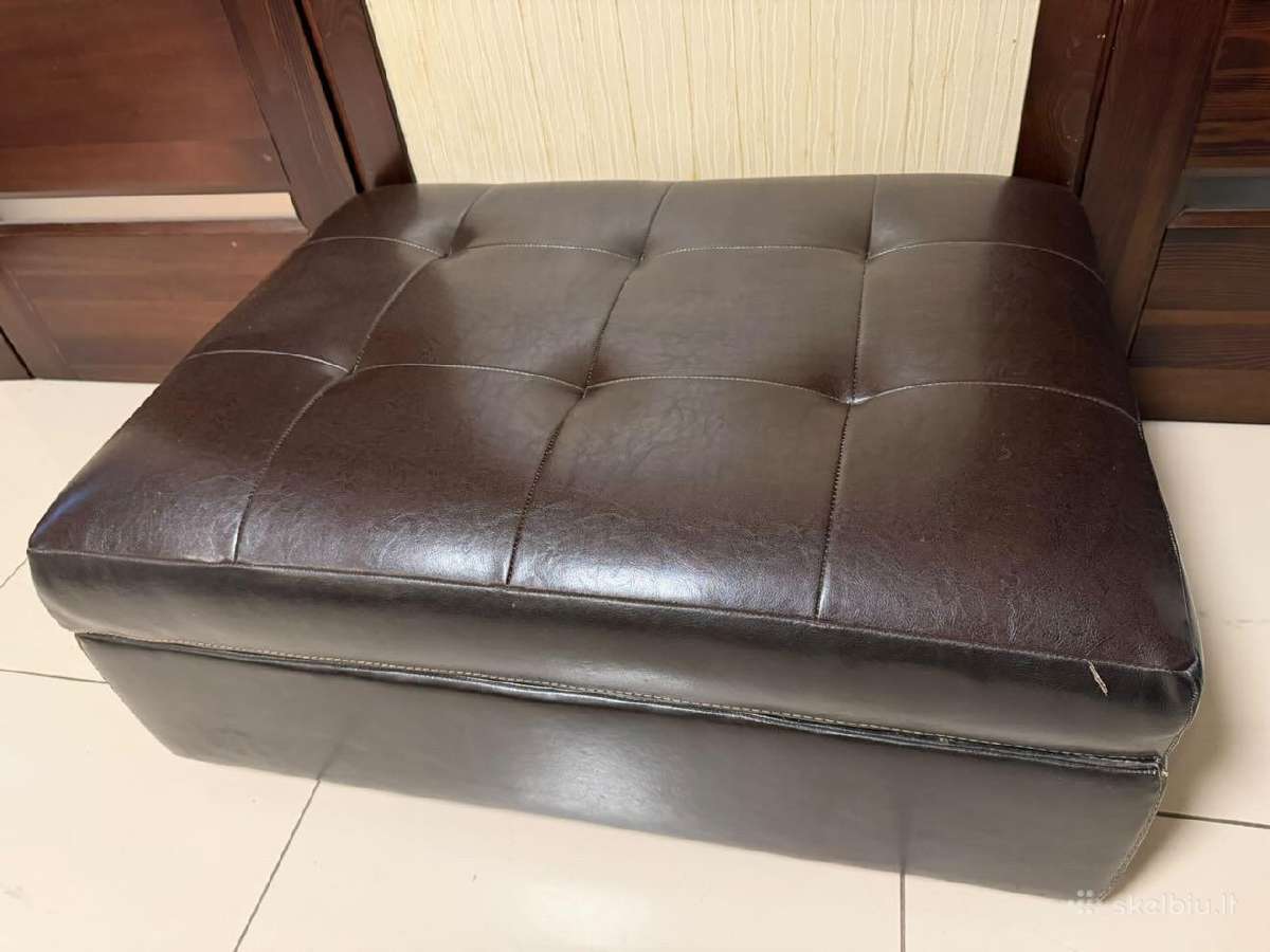 Sofa su miegama funkcija ir pufiku - nuotraukos Nr. 4