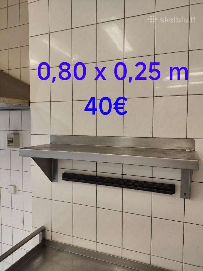 Parduodama virtuvės įranga. Nerūdijantis plienas - nuotraukos Nr. 2