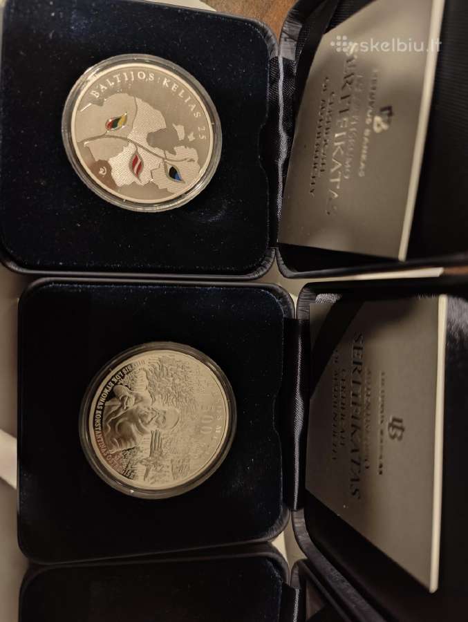2014 m. Lietuvos banko sidabrinės monetos - nuotraukos Nr. 5