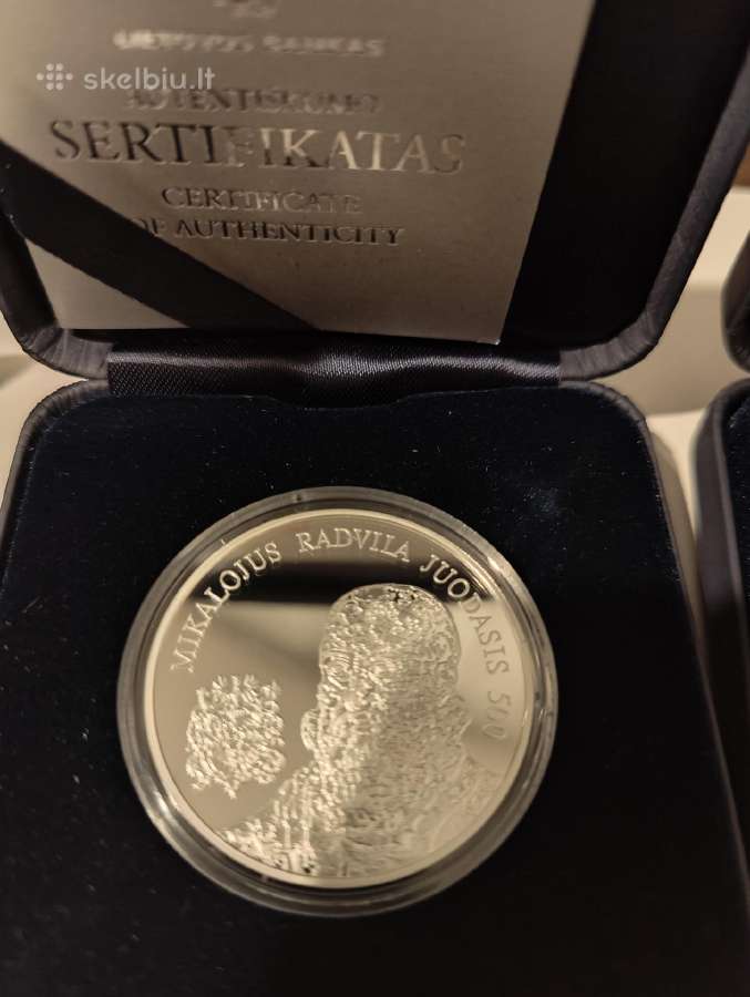 20 Eur - M. Radvila Juodasis, 2015 m. sidabras