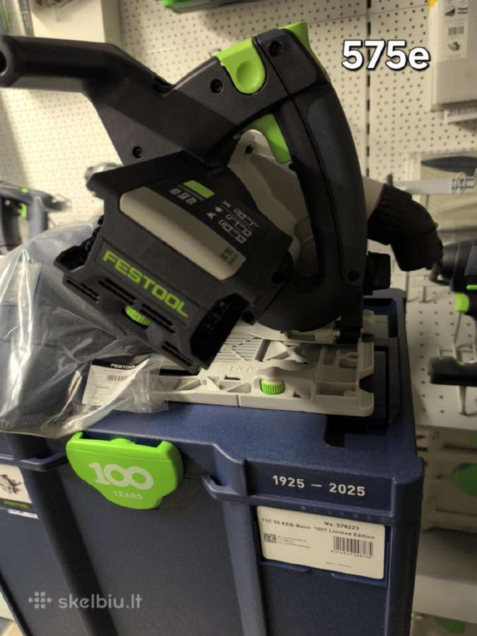Naujas pjūklas Festool Ts 55 Febq +liniuote 491498 - nuotraukos Nr. 4
