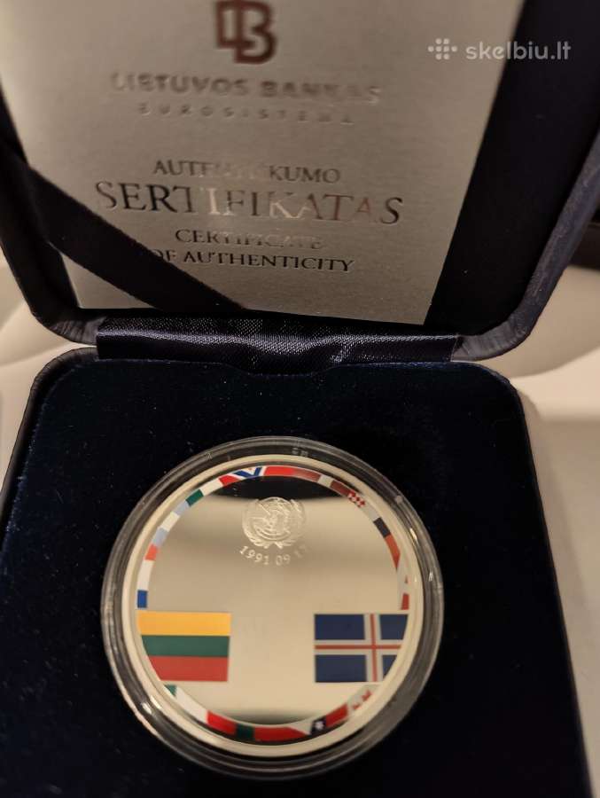 20 Eur Nepriklausomybės įtvirtinimas, sidabras