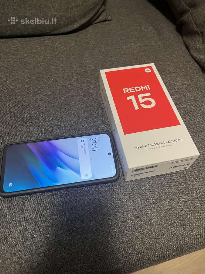 Redmi 15 , Midnight Black, 6gb RAM, 128gb