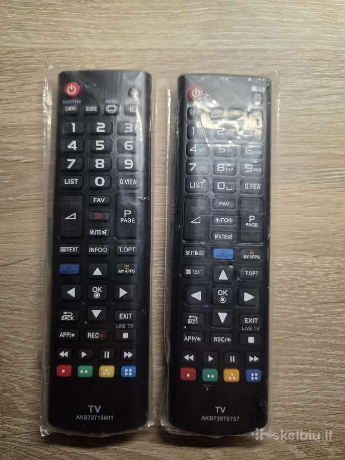 LG televizoriaus valdymo pultelis