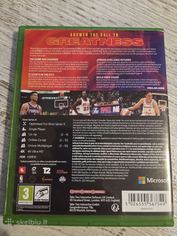 Xbox Nba 2k23 - nuotraukos Nr. 2