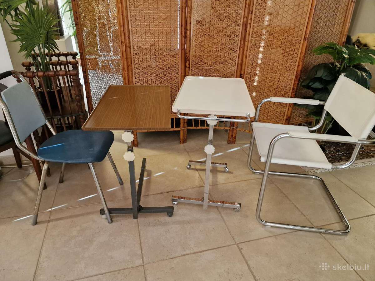 Vintažiniai mid century staliukai transformeriai - nuotraukos Nr. 3