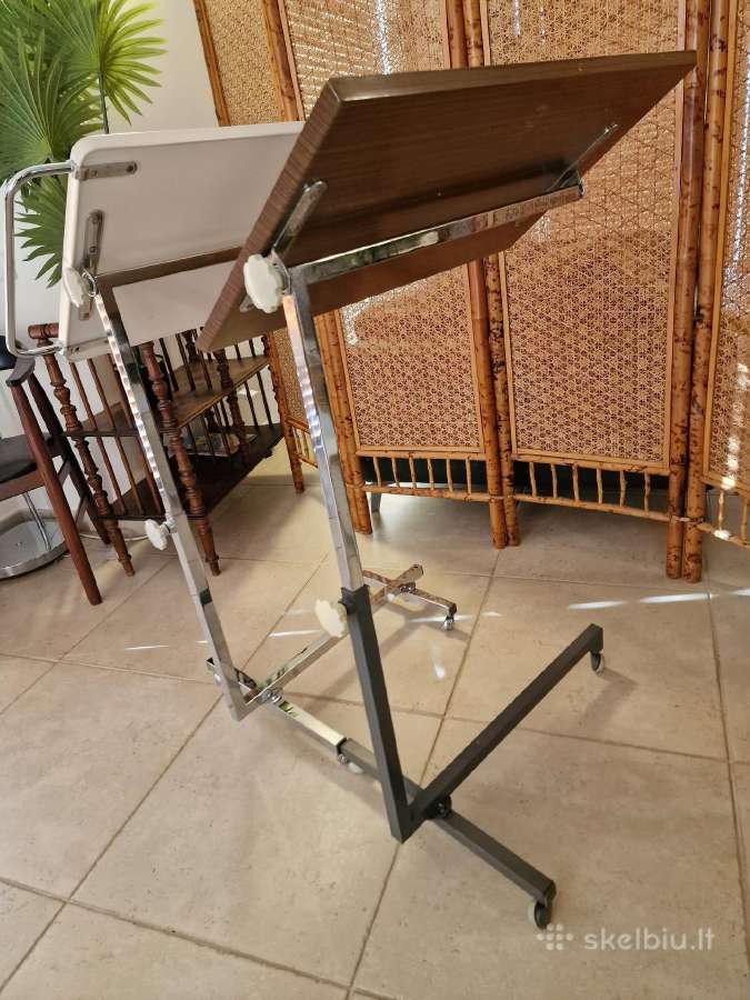 Vintažiniai mid century staliukai transformeriai - nuotraukos Nr. 17
