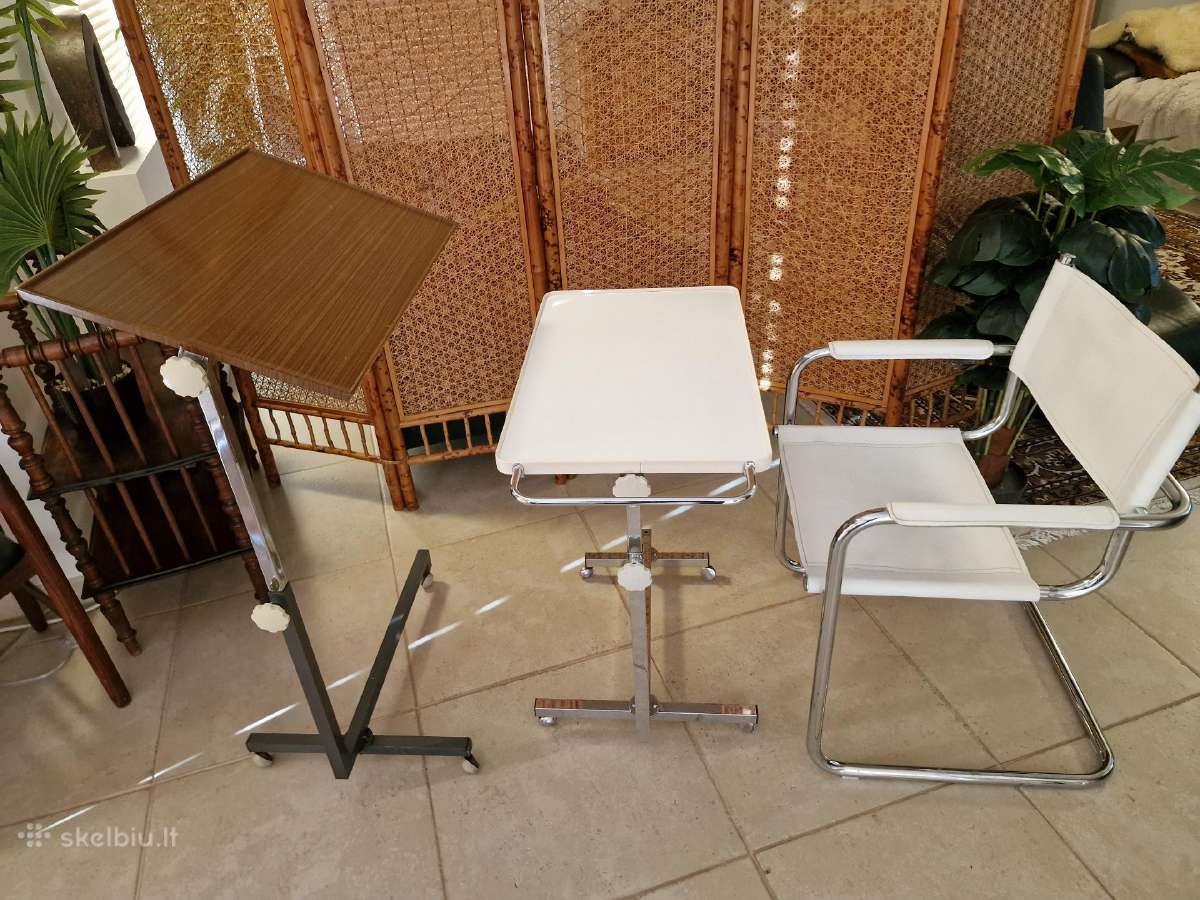 Vintažiniai mid century staliukai transformeriai - nuotraukos Nr. 18