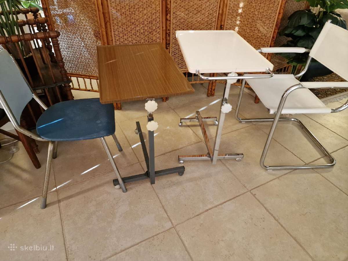 Vintažiniai mid century staliukai transformeriai - nuotraukos Nr. 20