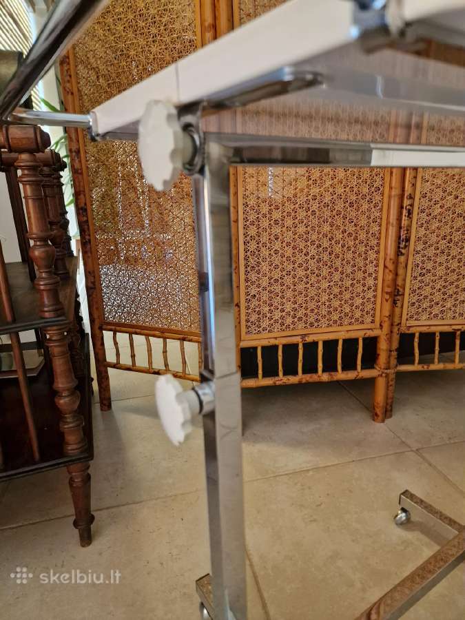 Vintažiniai mid century staliukai transformeriai - nuotraukos Nr. 33
