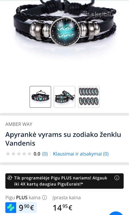 Odinės apyrankės 500vnt + - nuotraukos Nr. 3