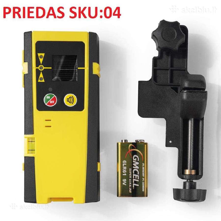Lazerinis nivelyras Firecore 3D/4d, Vevor, Priedai - nuotraukos Nr. 11