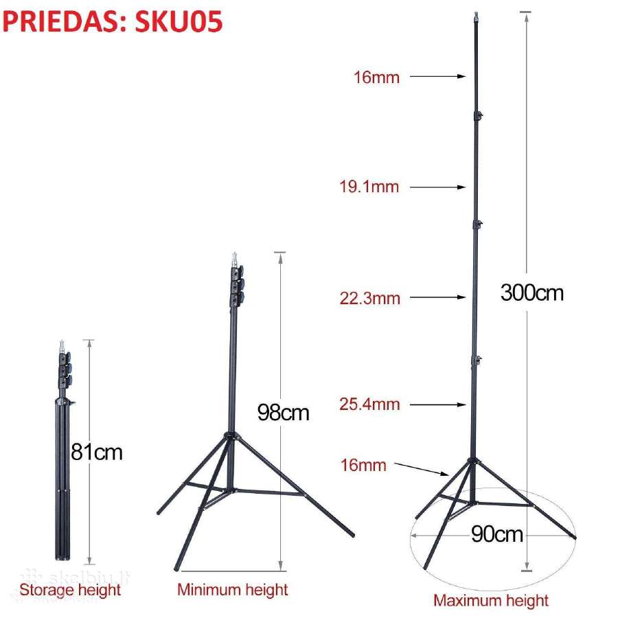 Lazerinis nivelyras Firecore 3D/4d, Vevor, Priedai - nuotraukos Nr. 12