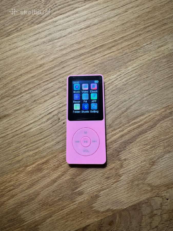 Mini Mp3 LCD Color Grotuvas Rožinis