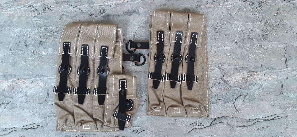 Stg 44 ir Mp40 šovinių dėtuvių dėklai,k98k šovinių - nuotraukos Nr. 5