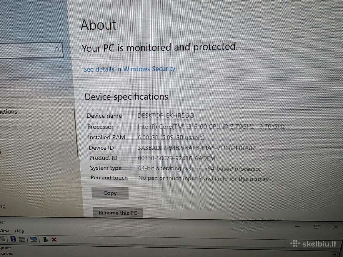 Parduodu Lenovo Thinkcentre M900z Aio Kompiuteri - nuotraukos Nr. 9