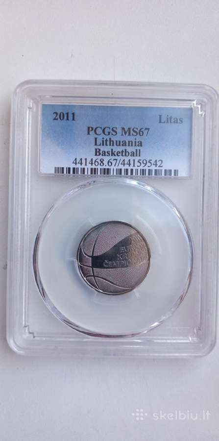 1 litas ,Krepšiniui" Pcgs Ms67