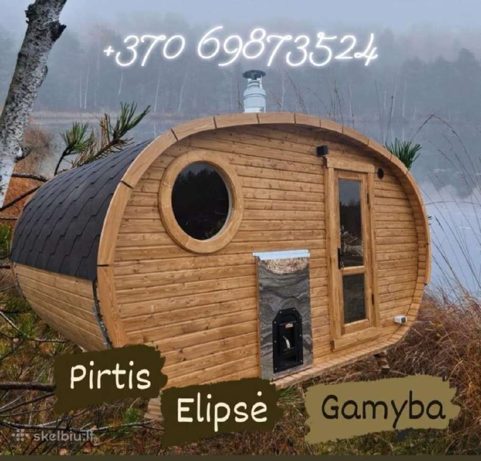 Pirtys karkasinės,elipsė, bačkos,sauna,kvadro,igl - nuotraukos Nr. 19