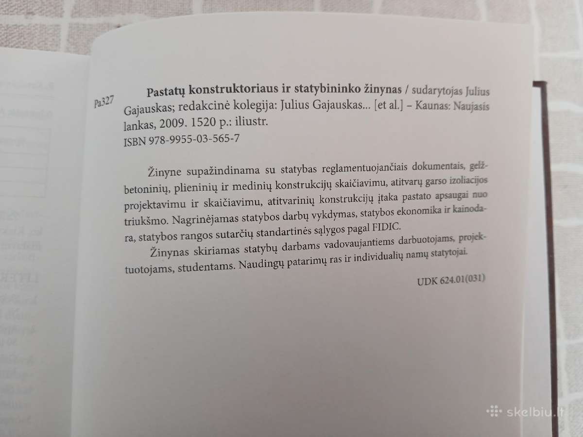 Statybininko žinynas - nuotraukos Nr. 5