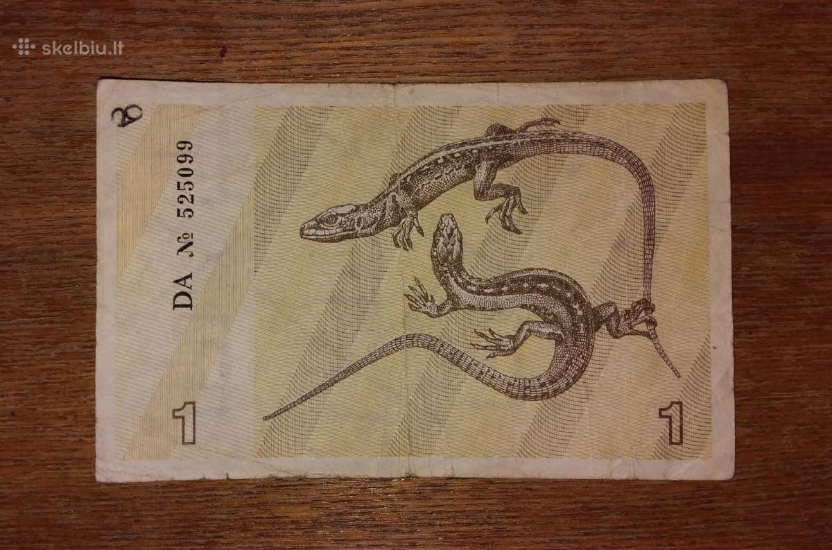 Lietuvos 1 talono banknotas
