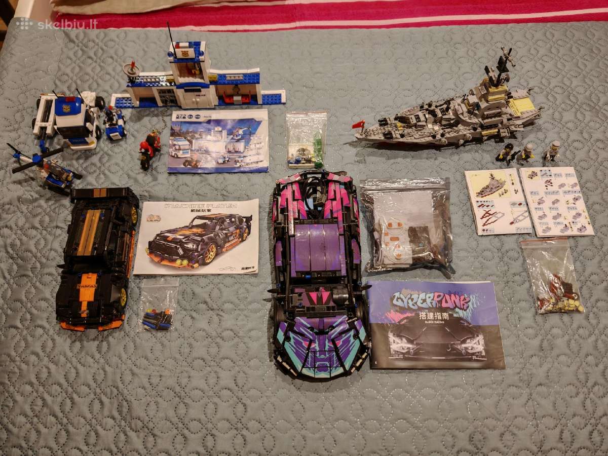 Sluban ir kaip Lego: City, Technic konstruktoriai