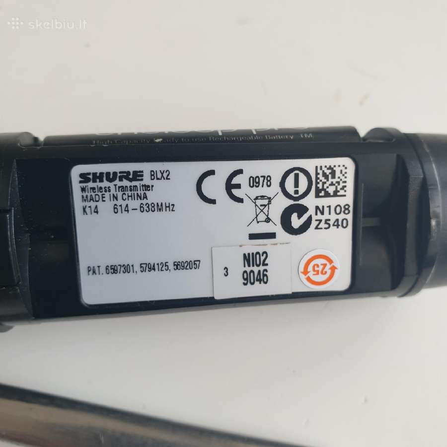 Pigiai parduodu Shure Blx2 mikrofoną - nuotraukos Nr. 2