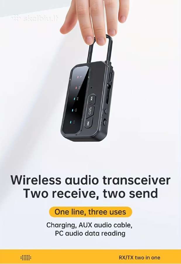Bluetooth skirstytuvas (transmitteris/resyveris)
