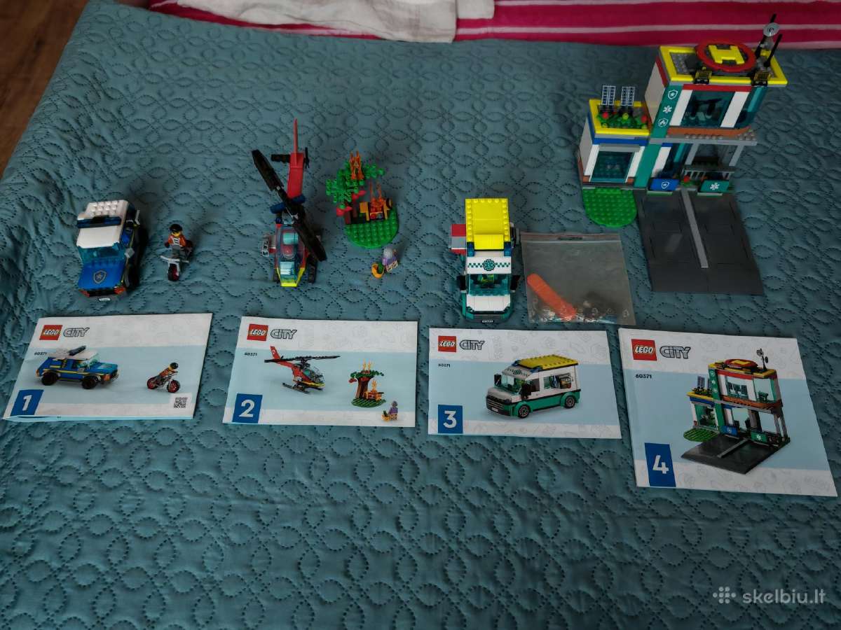 Lego Technic ir Lego City konstruktoriai. Siunčiu. - nuotraukos Nr. 4