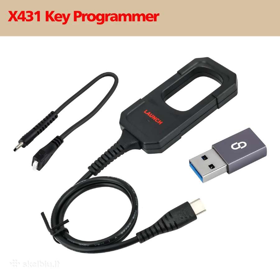 Launch X431 raktu programatorius