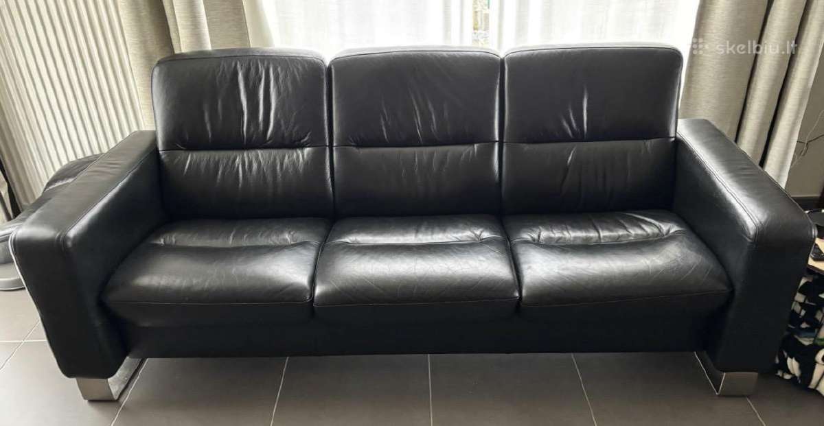 Stressless natūralios odos sofa - nuotraukos Nr. 3