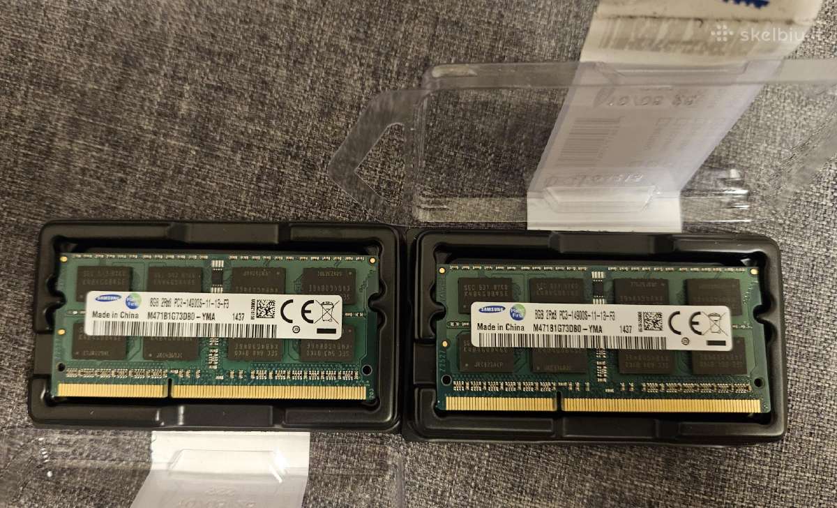 Nešiojamam kompiuteriui RAM Ddr3 1866 8gb Samsung - nuotraukos Nr. 2