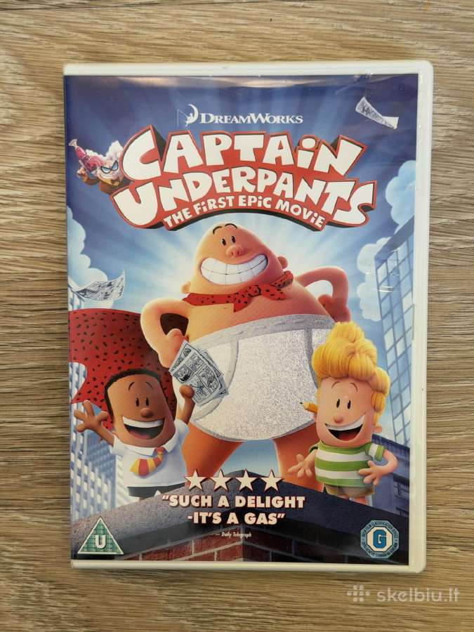 Captain Underpants The First Epic Movie Dvd