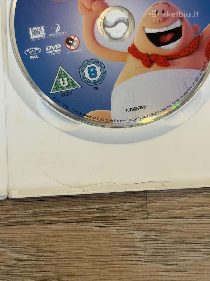 Captain Underpants The First Epic Movie Dvd - nuotraukos Nr. 7