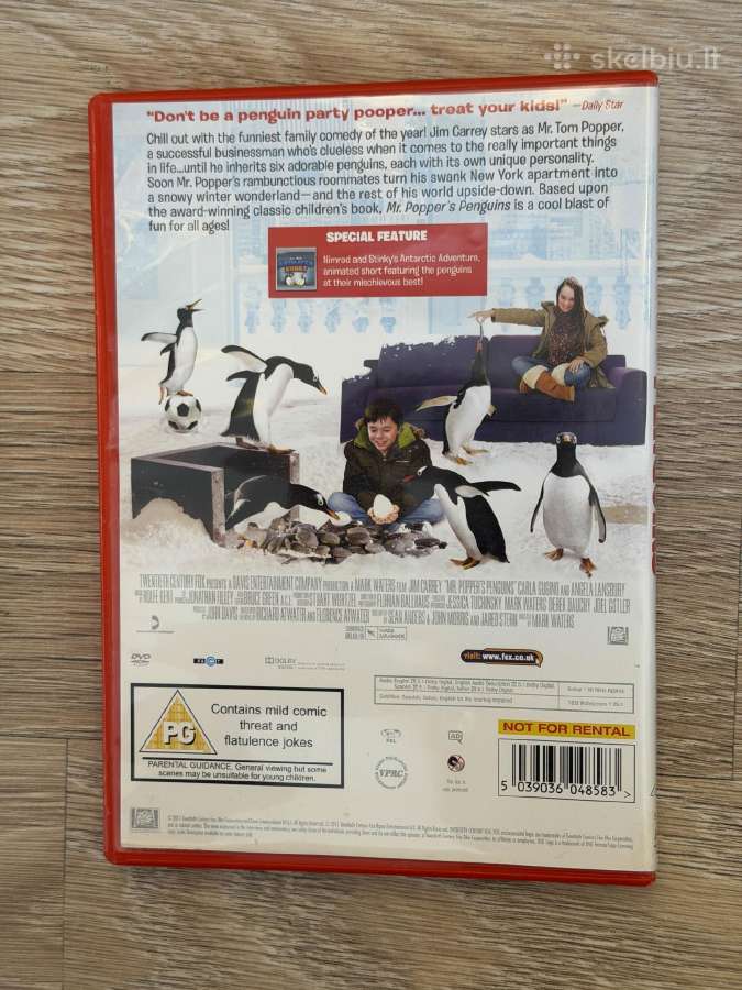Mr. Poppers Penguins Dvd - nuotraukos Nr. 2