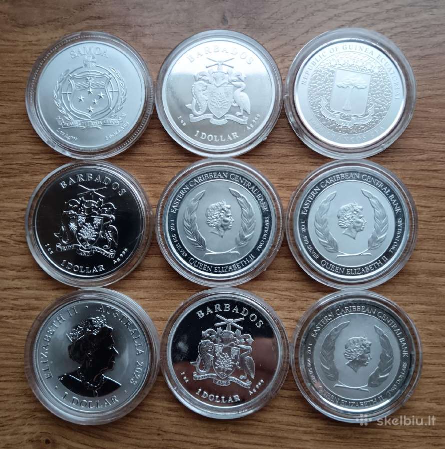 1 Oz sidabrinės uncijos monetos - nuotraukos Nr. 2