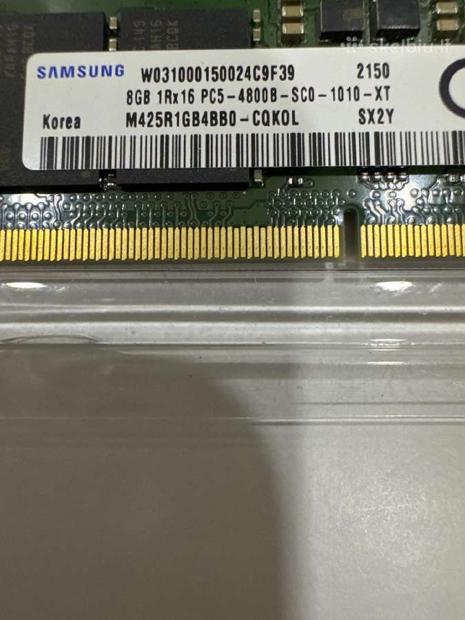 Laptopo RAM Ddr5 2x8gb 4800 MHz - nuotraukos Nr. 2