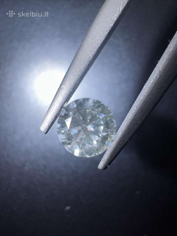 0.63ct natūralus deimantas H If 3ex