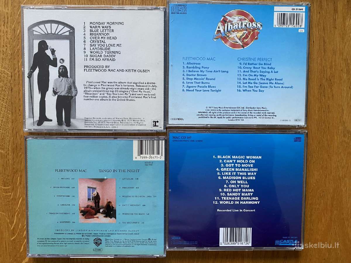 Originalūs Fleetwood Mac kompaktiniai diskai - nuotraukos Nr. 2