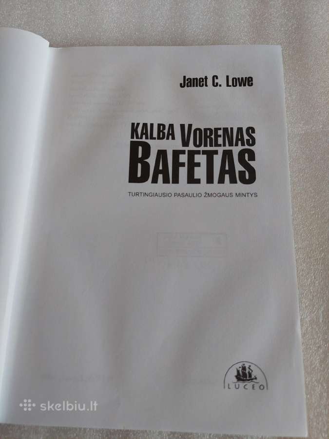 Kalba Vorenas Bafetas - nuotraukos Nr. 2