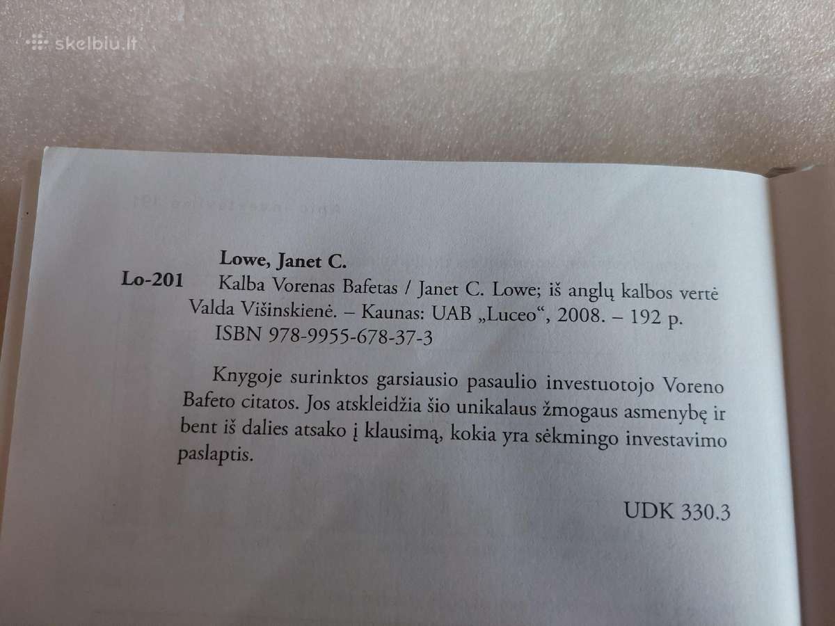 Kalba Vorenas Bafetas - nuotraukos Nr. 4