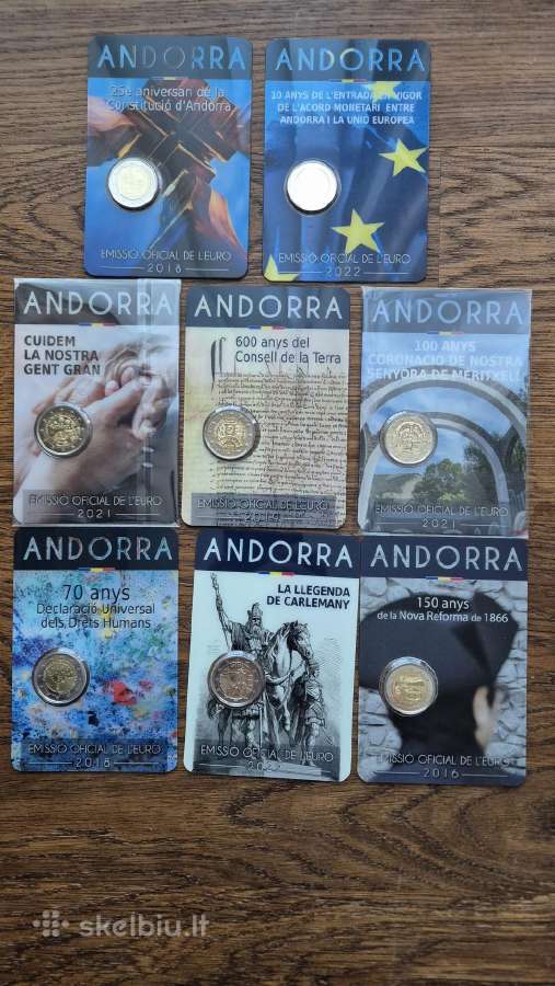 Andora 2 euru monetos
