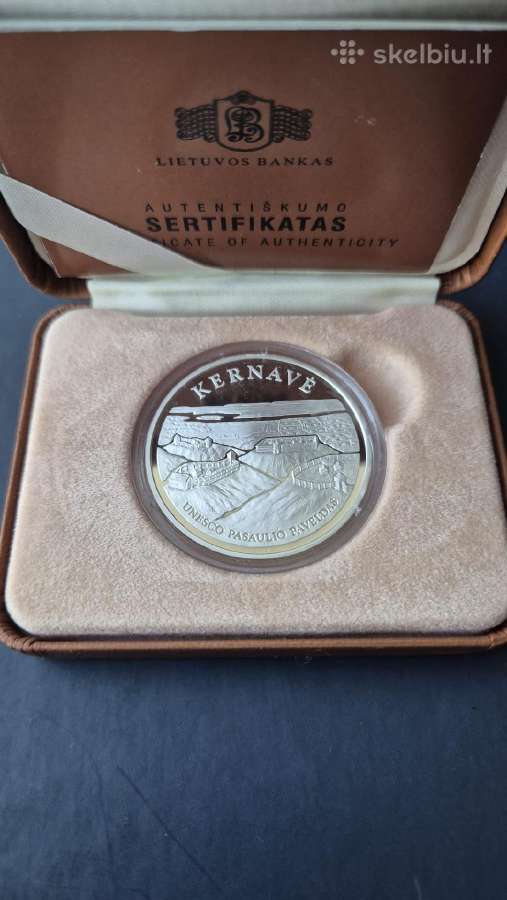 50 litu moneta Kernave