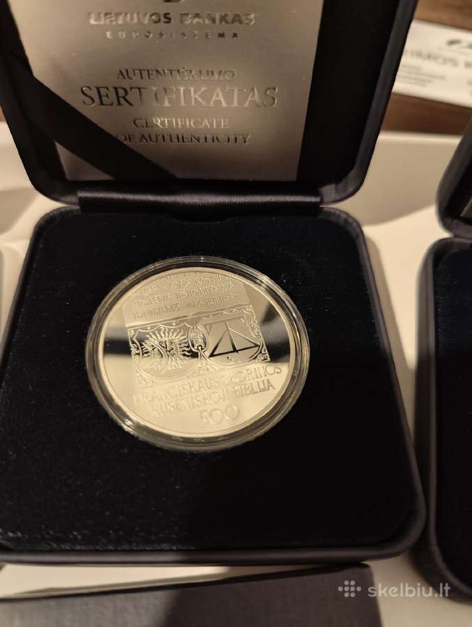 2017 m. Lietuvos banko sidabrinės monetos - nuotraukos Nr. 3